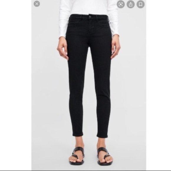 Zara Basic Z1975 Mid-Rise Denim Skinny Jeans Size 4